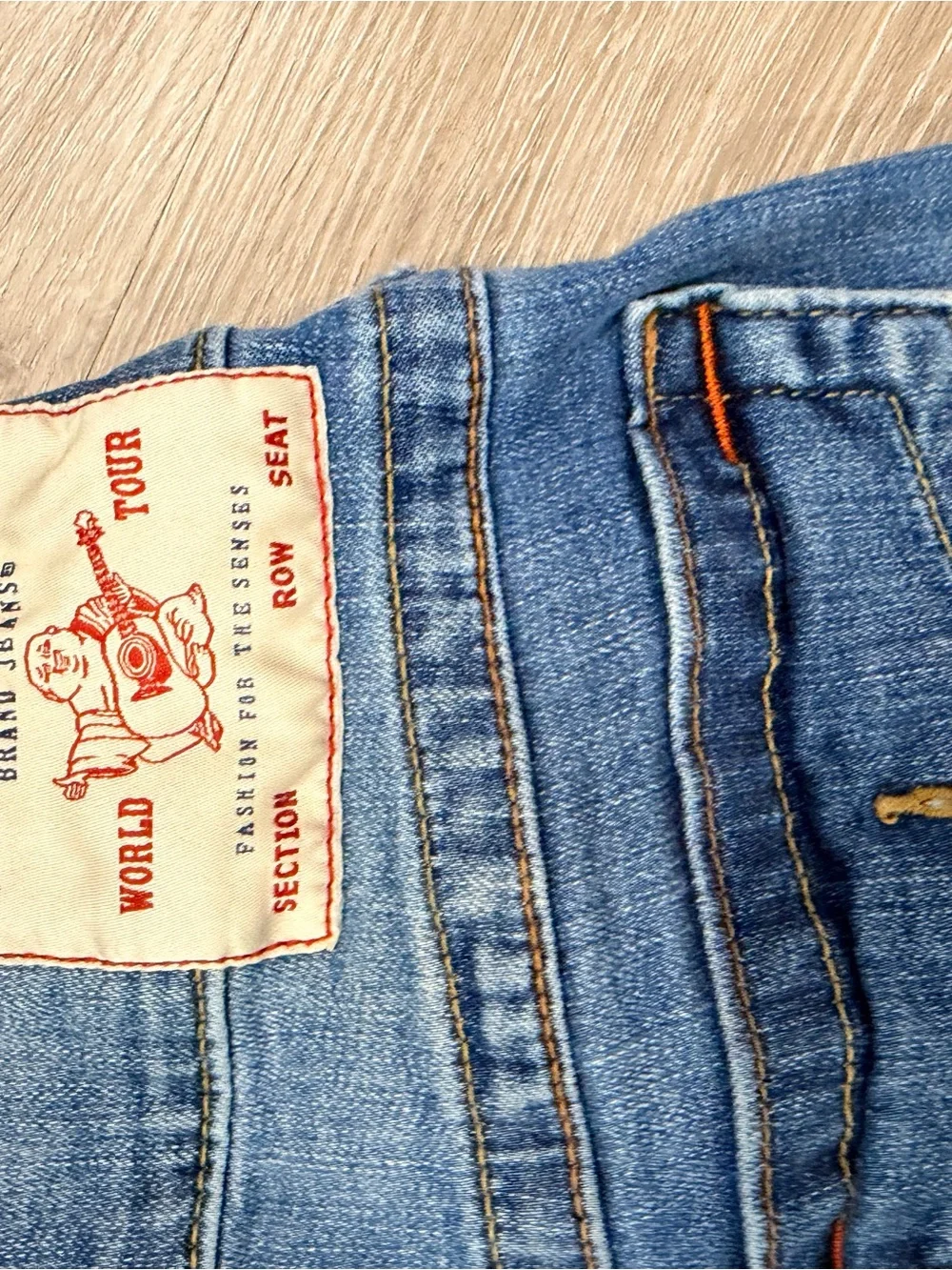 True Religion Men’s Light Blue Bootcut Jeans